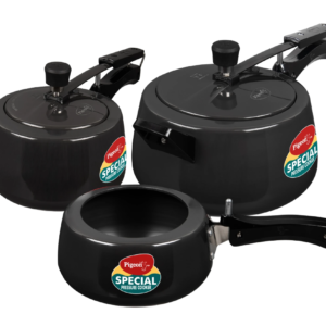 Pigeon Special Hard Anodized Pressure Cooker (Black)